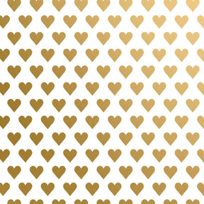 Golden Hearts - Gift Wrap - Roll (30" x 5 ft.)