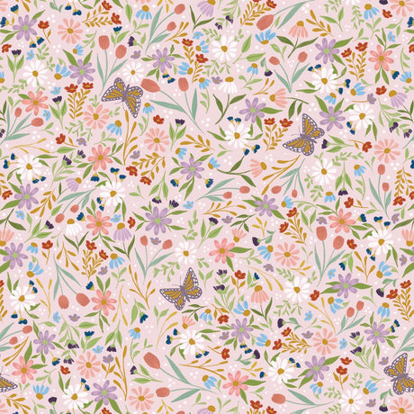 Delicate Floral - Gift Wrap - Roll (30" x 5 ft.)