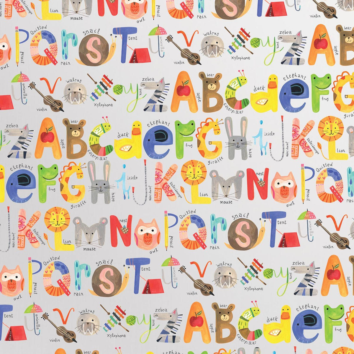 Wrapping Paper Abcd ABC's - Baby Shower Gift Bags & Wrapping Paper Collection – Box & Wrap