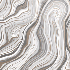 Marbleized Silver - Gift Wrap - Roll (30" x 5 ft.)