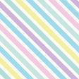 Pastel Stripe - Gift Wrap - Roll (30" x 5 ft.)