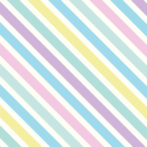 Pastel Stripe - Gift Wrap - Roll (30" x 5 ft.)