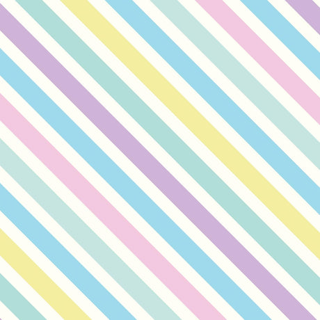 Pastel Stripe - Gift Wrap - Roll (30" x 5 ft.)