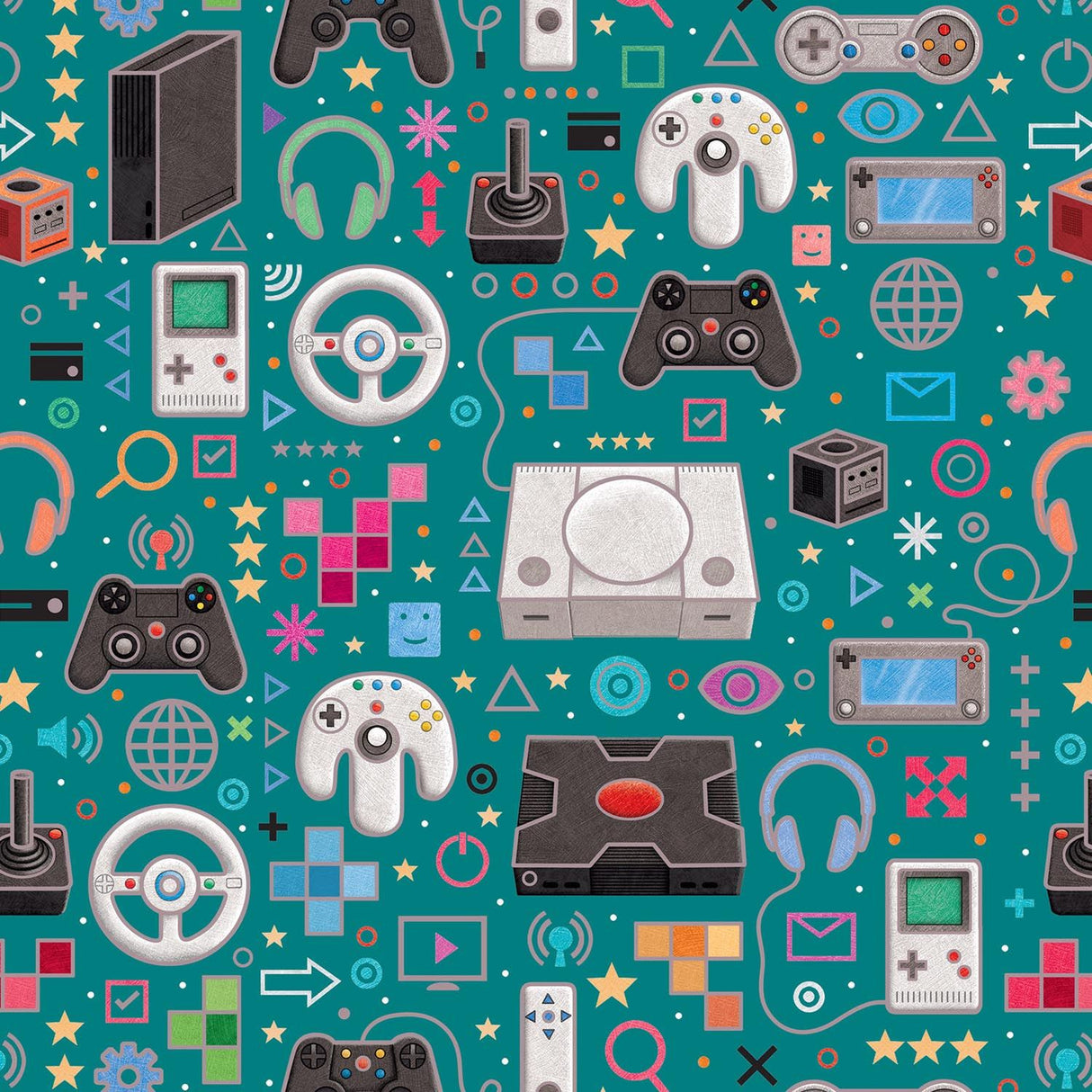 Gamer's World - Gift Wrap - Roll (30" x 5 ft.)