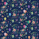 Beautiful Birthday - Gift Wrap - Roll (30" x 5 ft.)