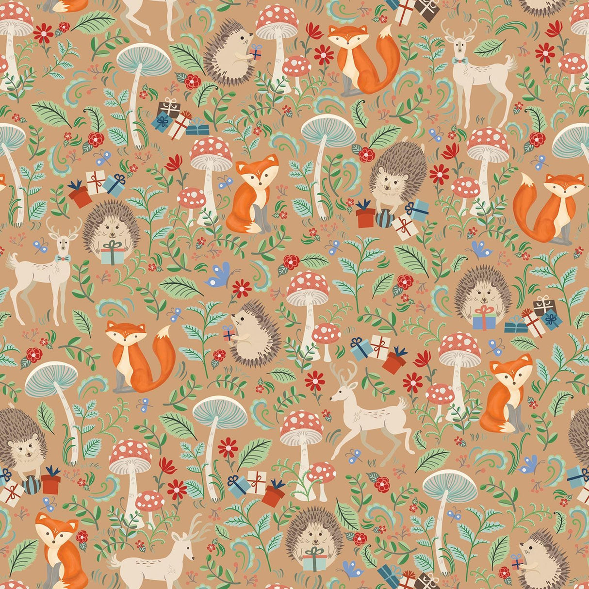 Krafty Fox - Gift Wrap - Roll (30" x 5 ft.)