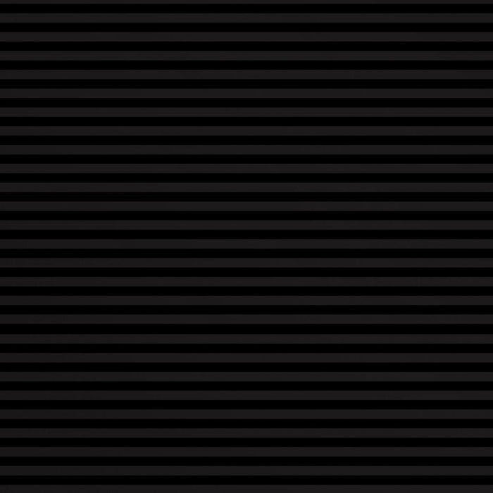 Black on Black Stripe - Gift Wrap - Roll (30" x 5 ft.)