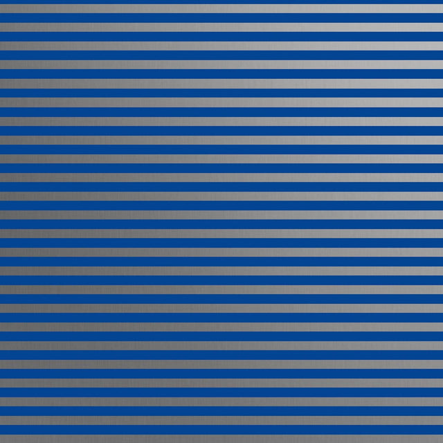 Blue Silver Stripe - Gift Wrap - Roll (30" x 5 ft.)