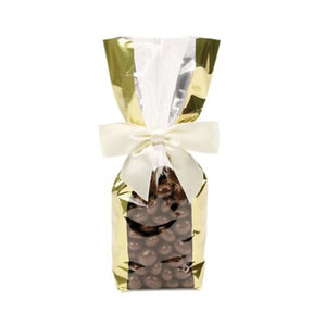 Gold - Hard Bottom Candy Bag - 2-5/8 x 1-7/8 x 10-1/4"