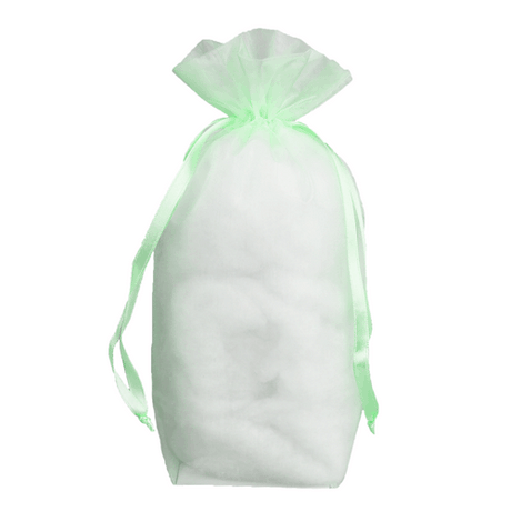 Mint - Cardboard Bottom Organza Bag - 6 x 3 x 9-1/2"