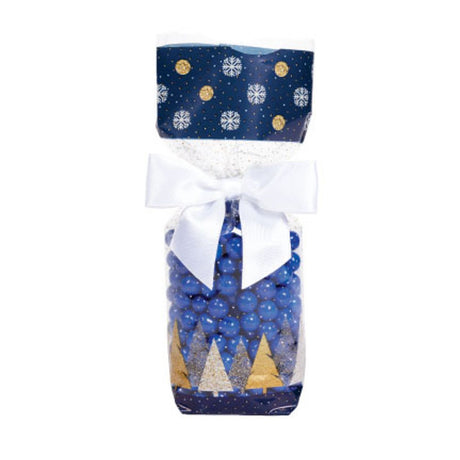 Silent Night - Hard Bottom Candy Bag - 2-5/8 x 1-7/8 x 10-1/4"