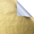 Two-Sided Gold & Silver Kraft - Gift Wrap - Roll (30" x 5 ft.)