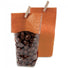 Clear/Orange - Kraft Backed Hard Bottom Candy Bag - 3-1/4 x 2 x 12"