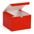 Gloss Holiday Red - 1 Piece Top Tuck Gift Box - 6 x 6 x 4"