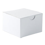 Gloss White - 1 Piece Top Tuck Gift Box - 3 x 3 x 2"