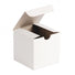 Gloss White - 1 Piece Top Tuck Gift Box - 3 x 3 x 3"