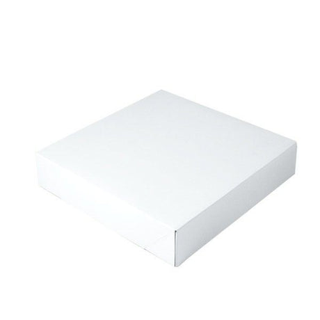 Gloss White - 2 Piece Pop Up Gift Box - 12 x 12 x 2-1/2" (2 Piece Pop Up Style)