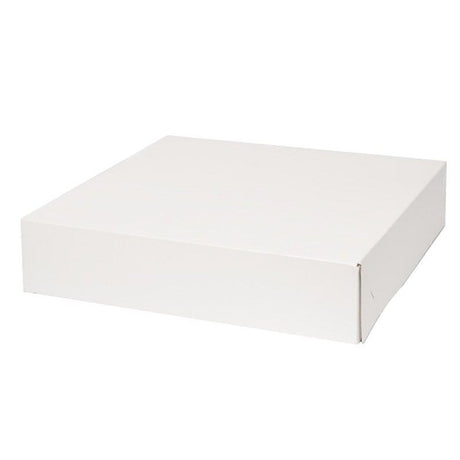 Gloss White - 2 Piece Pop Up Gift Box - 16 x 16 x 3" (2 Piece Pop Up Style)