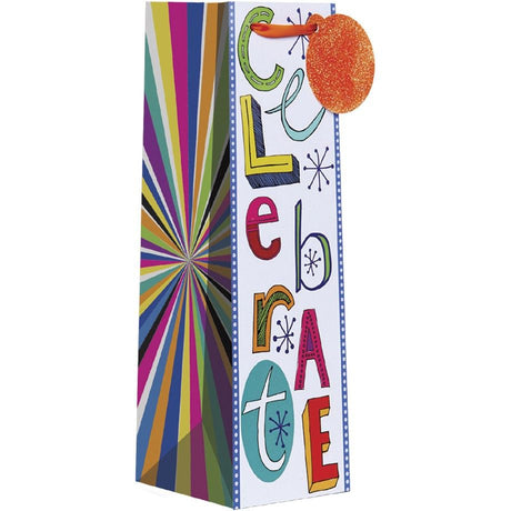 Celebrate - Wine Bag - 4-1/2 x 4-1/2 x 14"