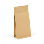 Natural Kraft - Zipper Box Pouch - 3-15/16 x 2-3/8 x 7-7/8"