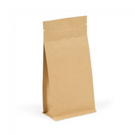 Natural Kraft - Zipper Box Pouch - 3-15/16 x 2-3/8 x 7-7/8"