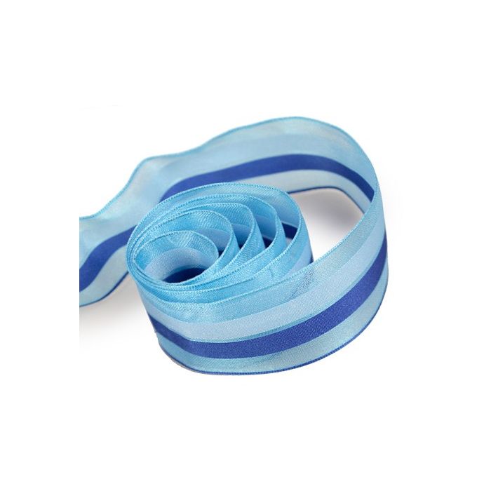 Beach Stripes Ribbon - BoxAndWrap.com – Box & Wrap