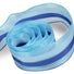 Light Blue / Blue - Beach Stripes Ribbon - 1-1/2" x 25 Yards