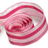 Light Pink / Pink - Beach Stripes Ribbon - 1-1/2" x 25 Yards
