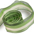 Light Green / Green - Beach Stripes Ribbon - 1-1/2" x 25 Yards