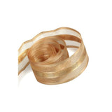 Beatrice Sheer Wired Wedge Ribbon