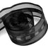 Black Sheer w/ Satin & Metallic Silver Center - Beatrice Sheer & Satin Center Ribbon - 1-1/2" x 50 Yards