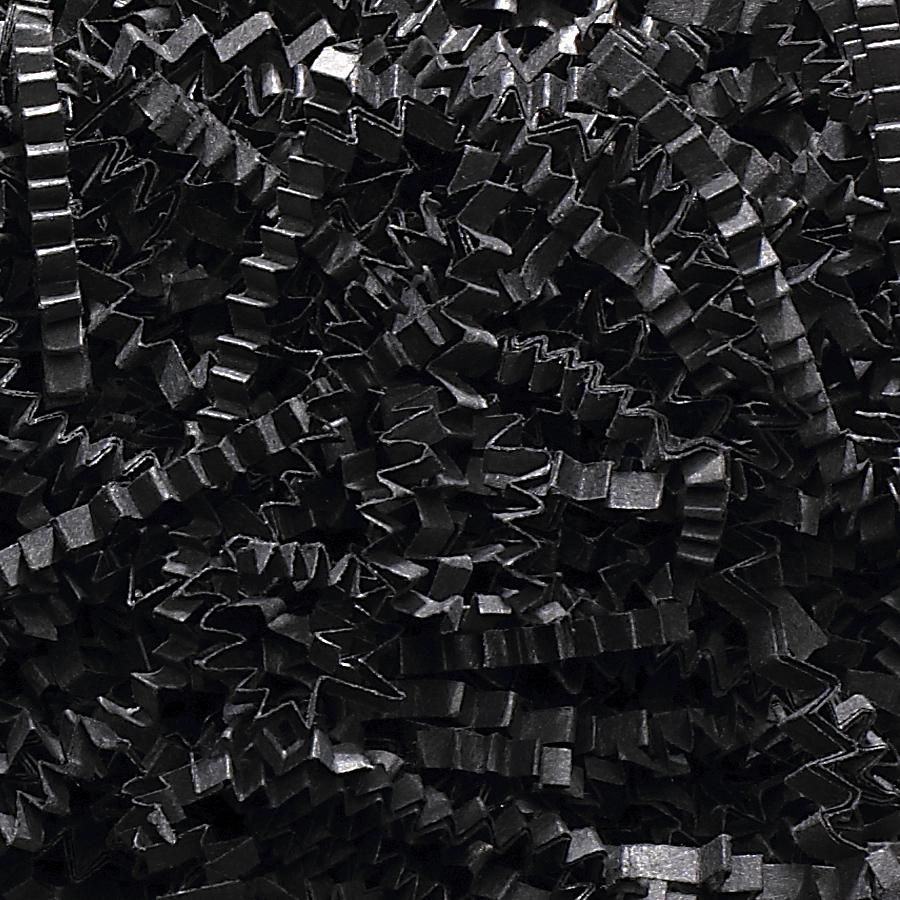 Black - Crinkle Cut Basket Shred - 10 lb Box
