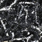 Black/Silver - Crinkle Cut Basket Shred - 10 lb Box