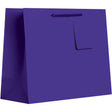 Matte Purple - Gift Bag w/Tag - 12-1/2 x 5 x 10"