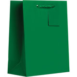 Matte Green - Gift Bag w/Tag - 8 x 4 x 10"