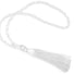 White - Bookmark Tassel - 4"