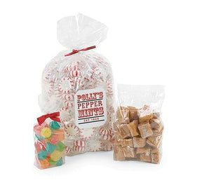 Clear - High Barrier Poly Gusseted Bags (1.4 Mil) - (2 lb) 4 x 2-3/4 x 9" (1.4 Mil)