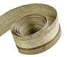 Brown / Metallic Gold - Brilliance (Wired Edge) Ribbon - 1-1/2" x 50 Yards