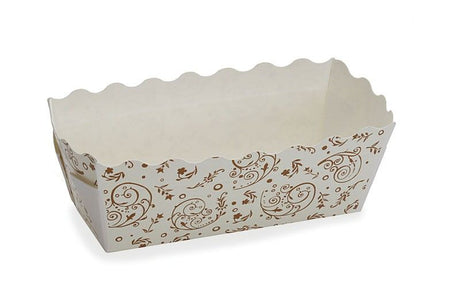 Brown Blossom - Rectangular Loaf Baking Pan - (4.1 oz) 3.1 x 1.2 x 1.4"