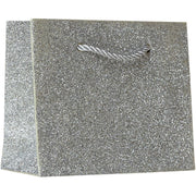 Silver Sparkle - Gift Bag - 5 x 2 x 4"