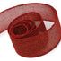 Scarlet - Burlap Ribbon - 1-1/2" x 50 Yards
