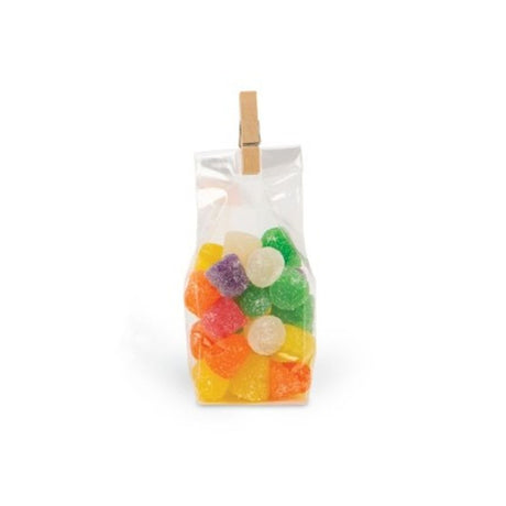 Clear - Block Bottom Bags - 1-3/4 x 1-3/8 x 5-1/2"