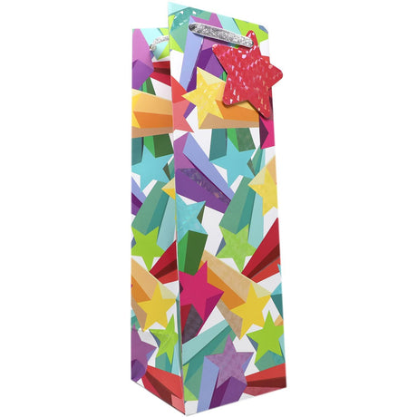 Bright Stars - Wine Bag - 4-1/2 x 4-1/2 x 14"