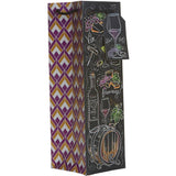 Le Vin et Fromage - Wine Bag - 4-1/2 x 4-1/2 x 14"
