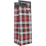 Authentic Plaid - Wine Bag - 4-1/2 x 4-1/2 x 14"