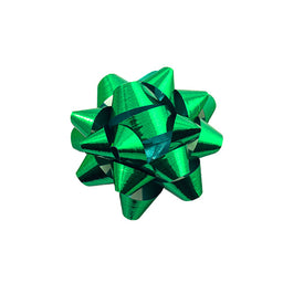 Glitter Emerald Star Bow