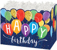 Happy Birthday Balloons - Basket Box - 10-1/4 x 6 x 7-1/2"