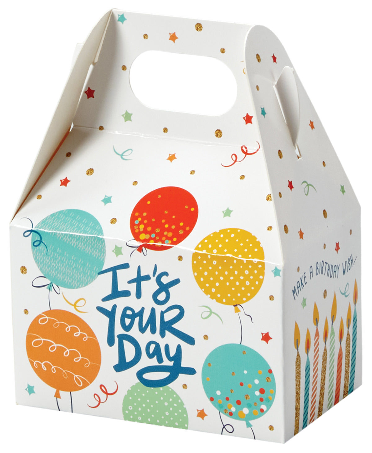 Birthday Celebration - Mini Gable Box - 4 x 2-1/2 x 2-1/2"