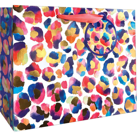 Painted Leopard - Gift Bag - 12-1/2 x 5 x 10"