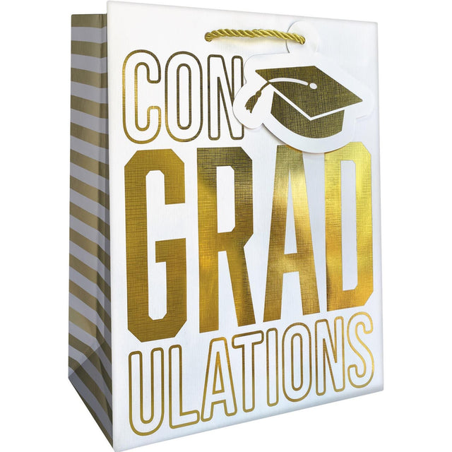 Con-Grad-Ulations - Gift Bag - 10 x 5 x 12-1/2"